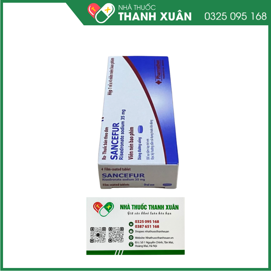 Sancefur 35mg điều trị và dự phòng loãng xương